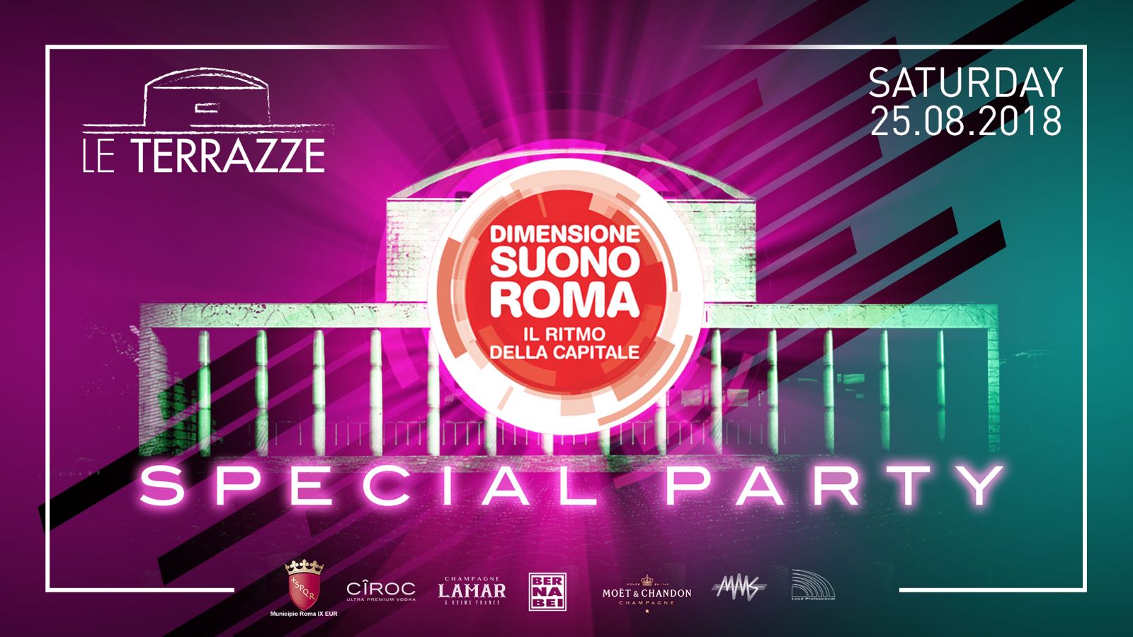 Dimensione Suono Roma Special Party a Le Terrazze