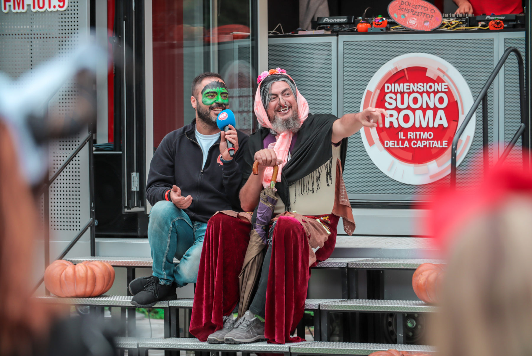 Halloween al Luneur Park con La Sveglia dei Gladiatori il video e le