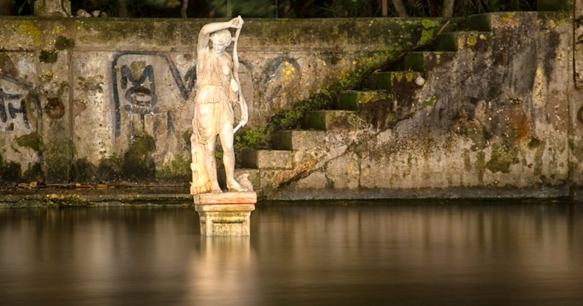 Ostia ha un nuovo simbolo Diana, la dea dei boschi appare nel Canale